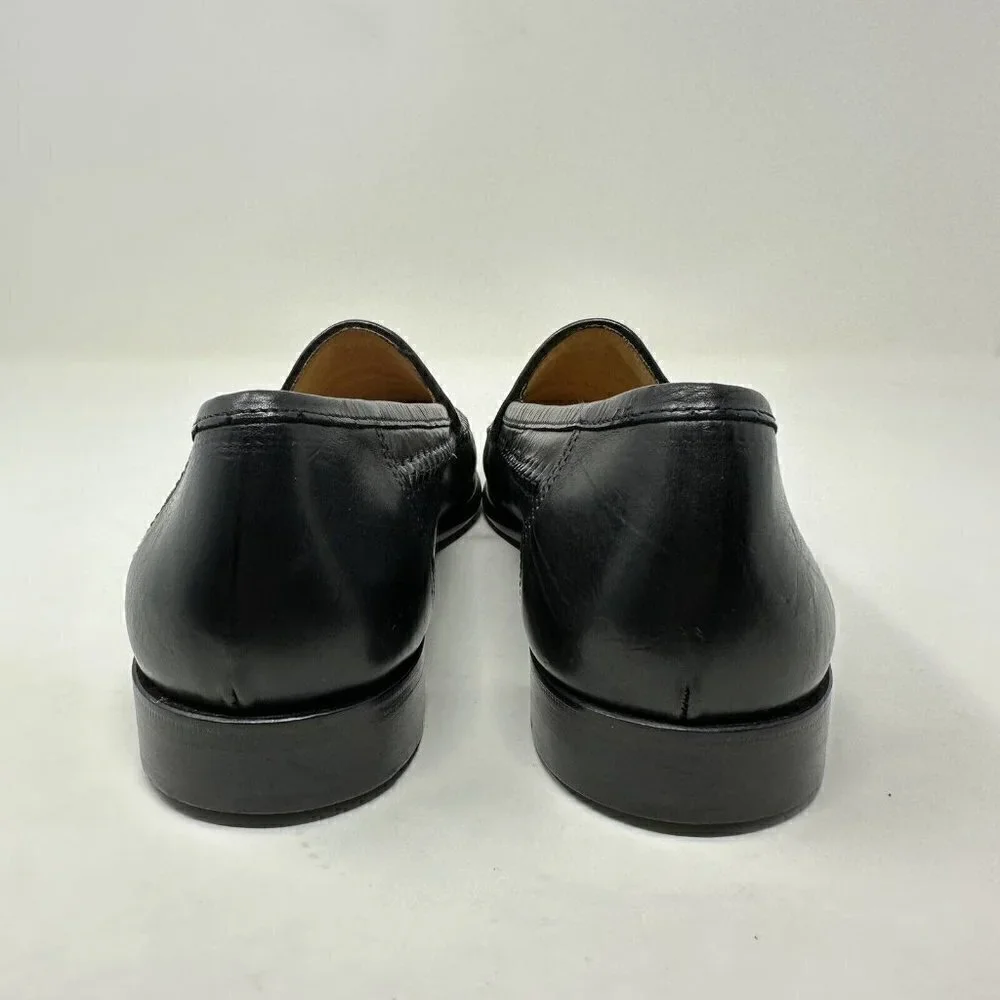 Rangoni Black Leather Slip on‎ Loafer Shoes US Size 8.5